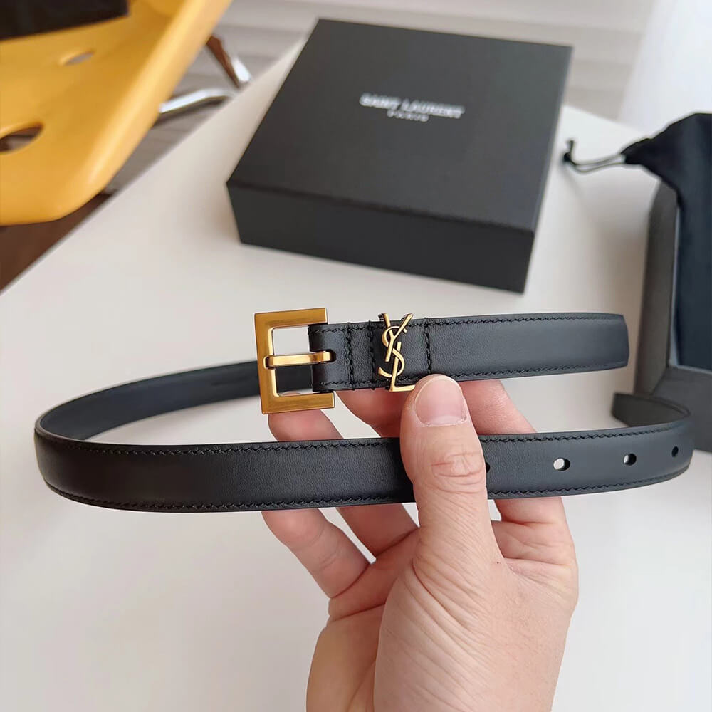 CASSANDRE THIN BELT IN VEGETABLE-TANNED LEATHER