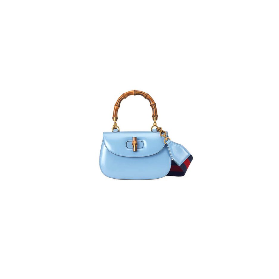 G*u*i bamboo 1947 jumbo gg small top handle bag