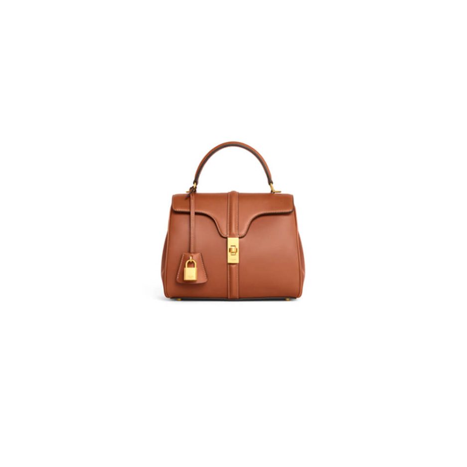 Ce**e small 16 bag in satinated calfskin(high-end grade)