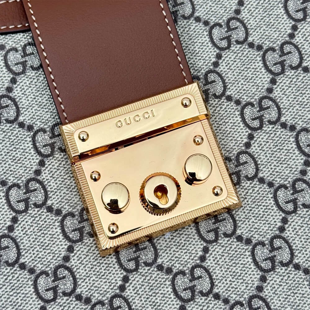G*u*i padlock gg medium shoulder bag